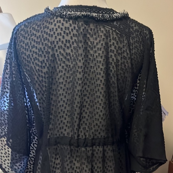 Steve Madden swim cover-up, one size fits, most, adjustable waist, deep V-neck - Picture 6 of 9